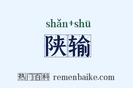 陕输是什么意思的图片